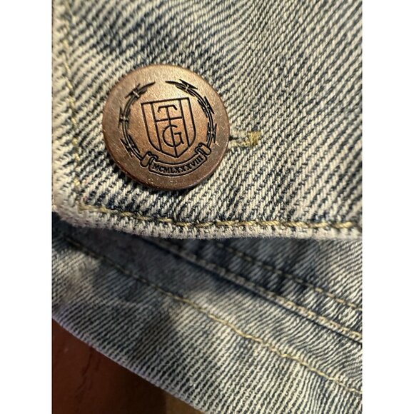 Honor The Gift Jean Stallion Work Horse Chore Jacket Sz 10 streetwear oversized - Picture 8 of 12